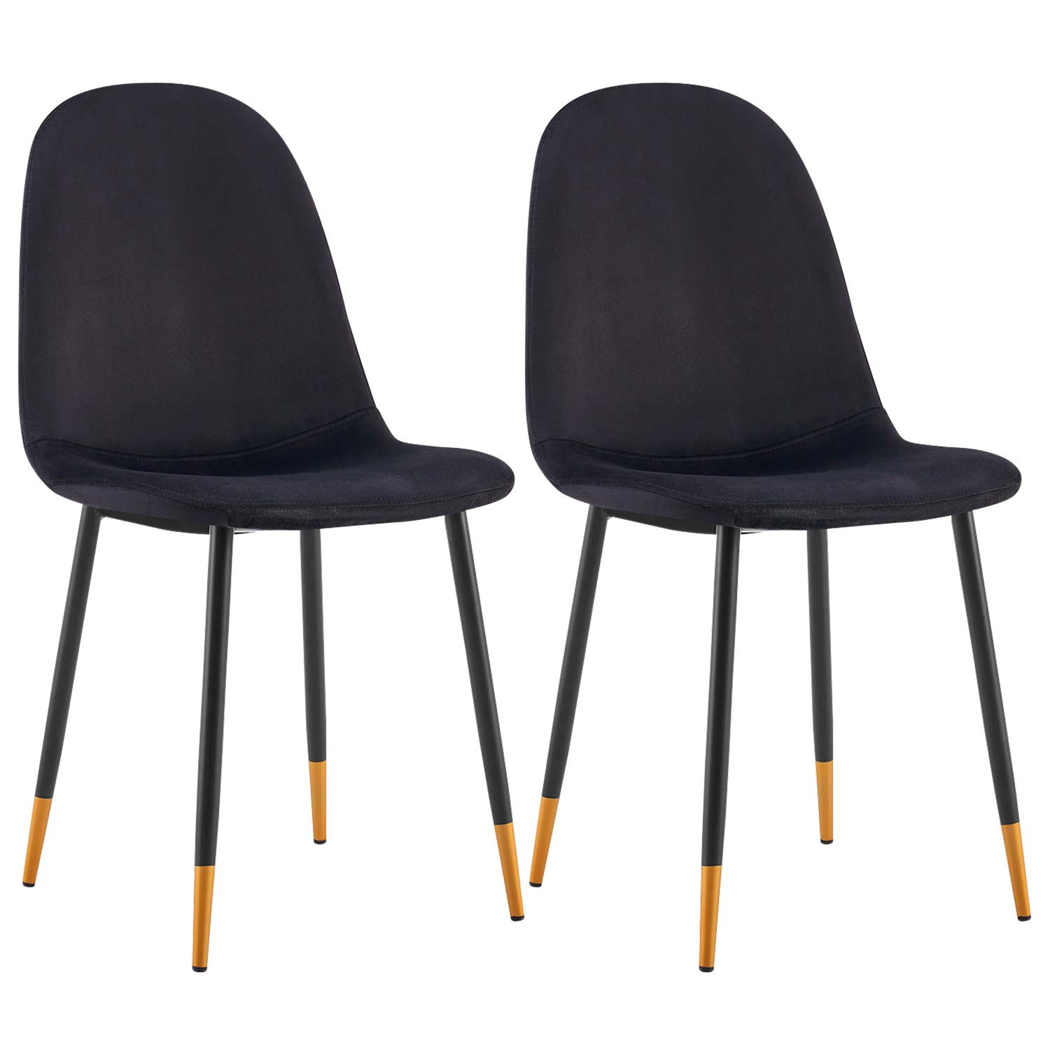 Pack 2 cadeiras de jantar Velvet Lonche 91x51x44cm Thinia Home Cadeiras de jantar de design 1